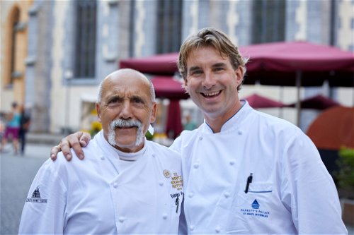 Valmiro Pasini und Stefan Gerber vom «Badrutt’s Palace Hotel»