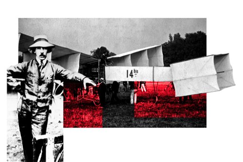 Der Luftschiffer, Motorflugpionier und Erfinder Alberto Santos-Dumont (1873 - 1932)