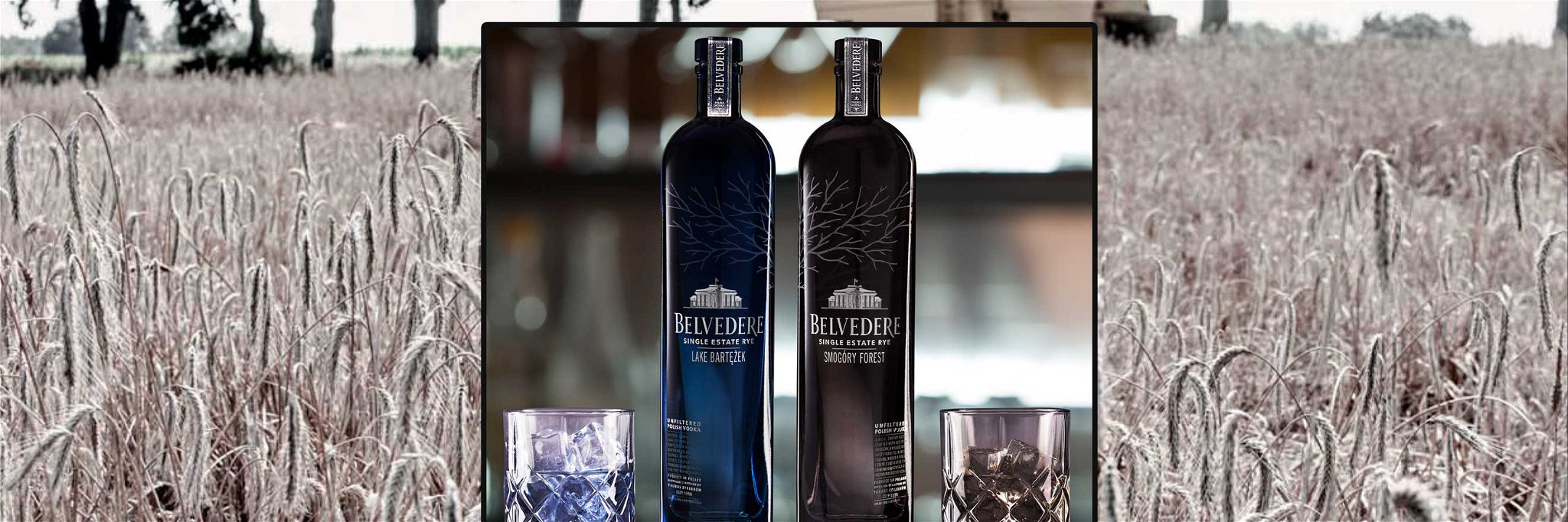 Belvedere Vodka hat sein Portfolio um zwei Single Estate Rye Produkte erweitert.