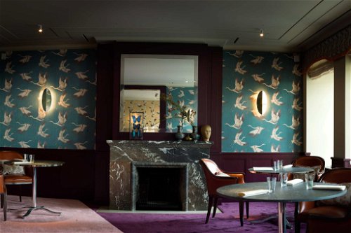 Der Gastraum mit neuem Look – ein Münchner Designer-Büro renovierte in der Sommerpause.&nbsp;