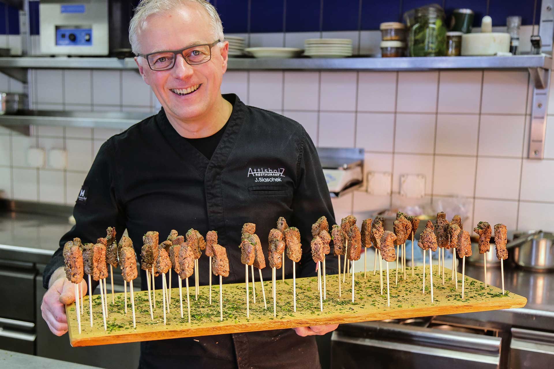 «Wirt des Jahres» Jörg Slaschek zelebriert im «Attisholz» die regionale Küche.