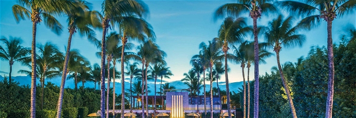 Entspannen unter Palmen im »Setai«-Hotel – Miami ist auch im Winter ein Sehnsuchtsort.
