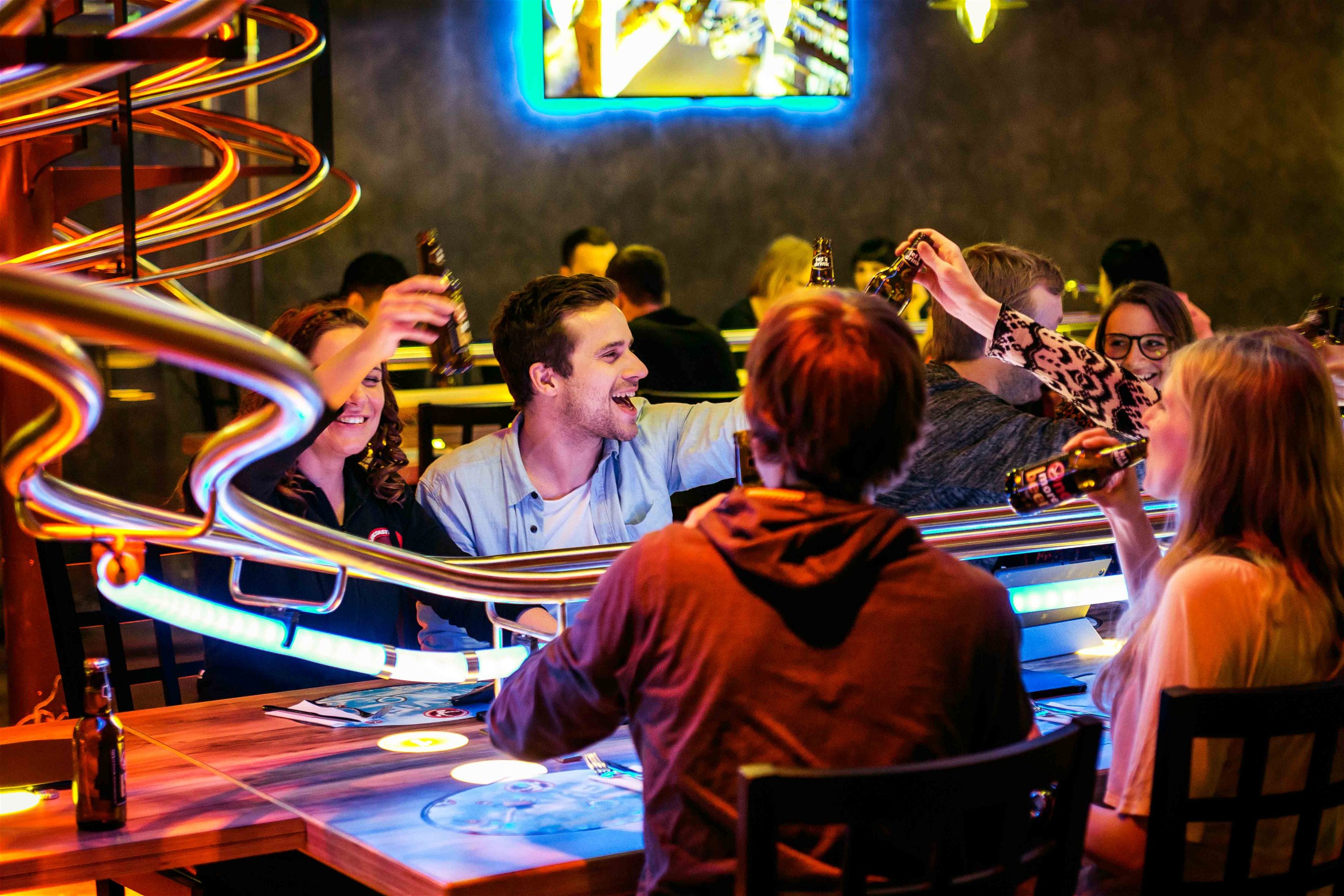 Spielerisch innovativ zeigt sich das Rollercoaster System im Wiener Prater.