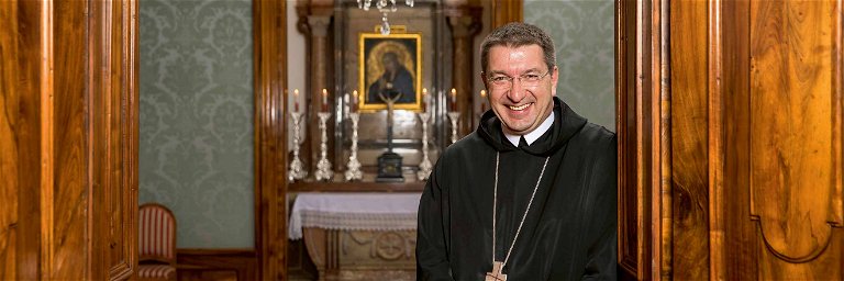 Erzabt Korbinian Birnbacher OSB: Der 51-jährige Benediktiner ist seit 2013 Erzabt von St. Peter.
