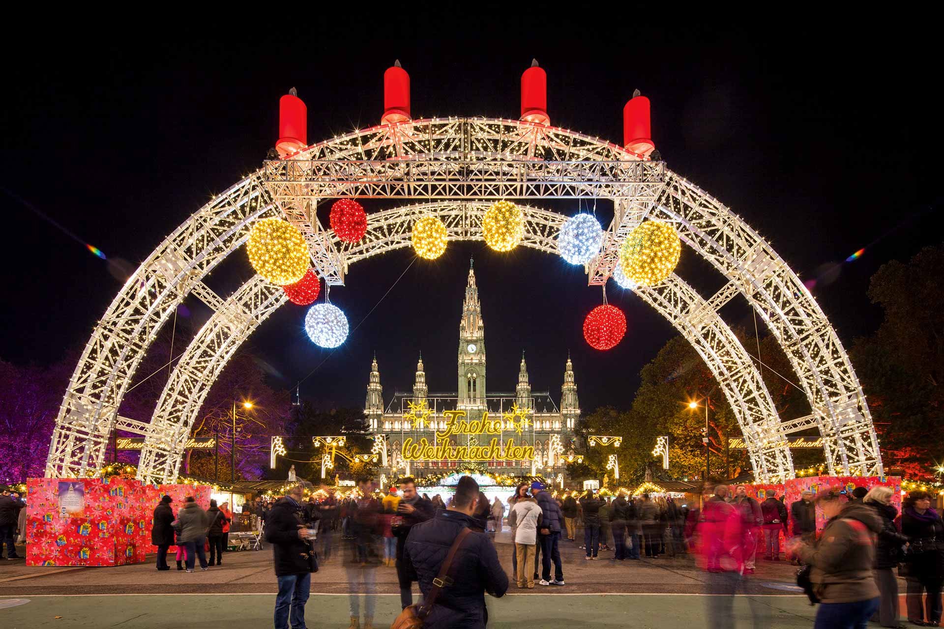 Am Rathausplatz wird ein Weihnachtstraum wahr ...