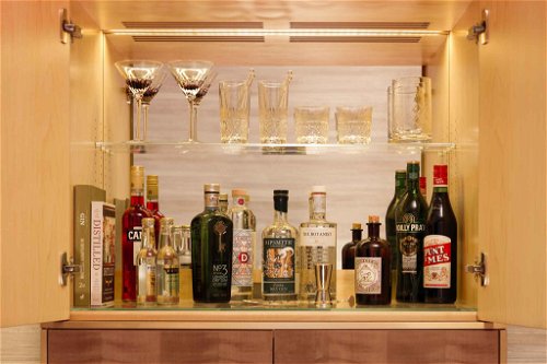 Gin-Bar in der «Studio Suite»