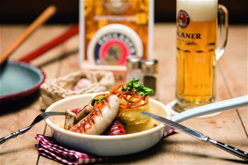 Bayerische Tradition – die Kulinarik ist dem Konzept angepasst.