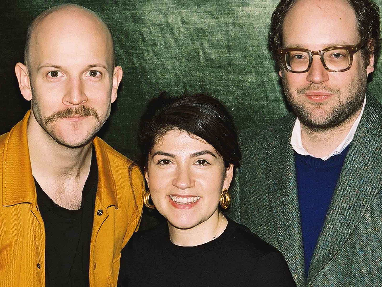 Das Zürcher Gastro-Trio: Markus Stöckle mit Elif Oskan und Valentin Diem. 
