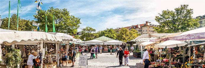 Der Viktualienmarkt in München ist der beliebteste Markt Bayerns!