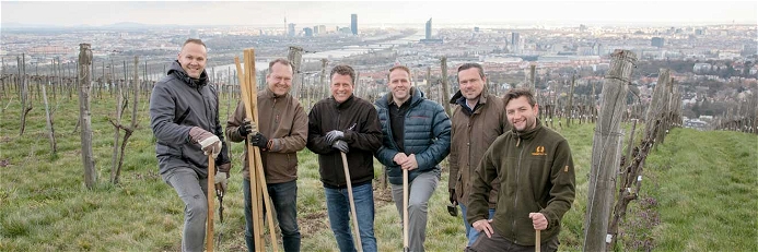 Rainer Christ, Fritz Wieninger, Thomas Podsednik, Michael Edlmoser, Gerhard J. Lobner und Thomas Huber (v.l.)