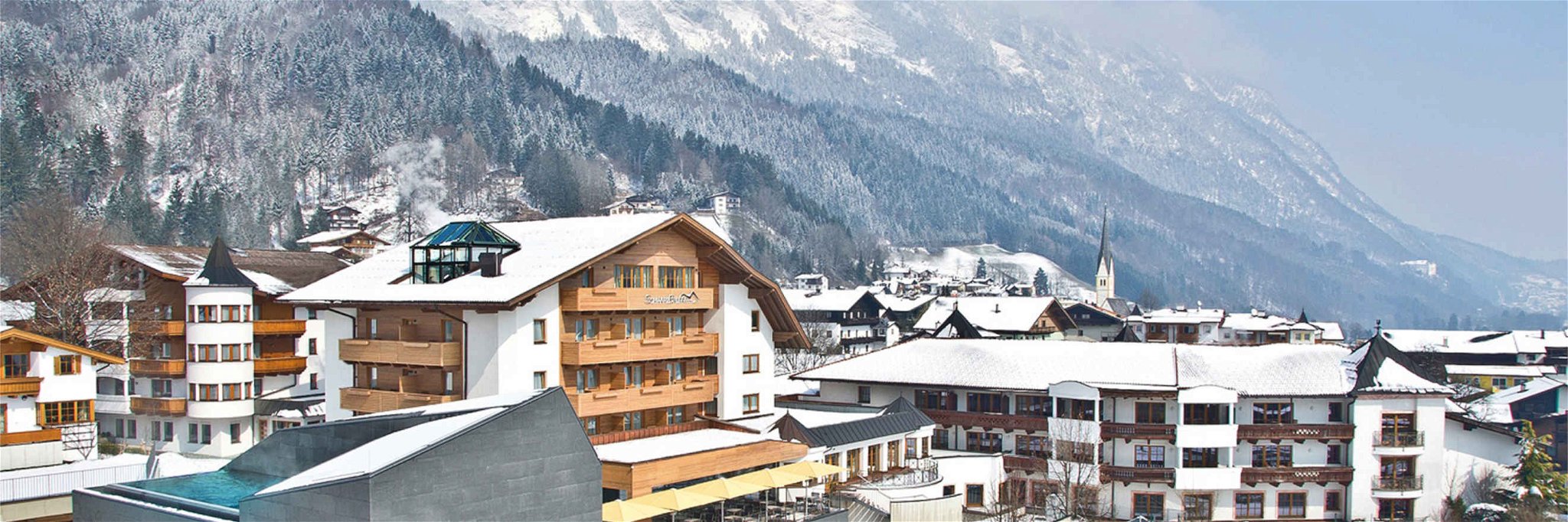 Das Hotel »Schwarzbrunn« liegt in der Silberregion Karwendel.