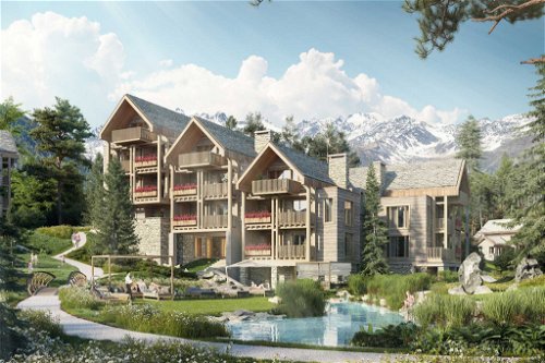 Neben den Chalets werden im Six Senses Kitzbuehel Alps Resort auch Apartements realisiert. 