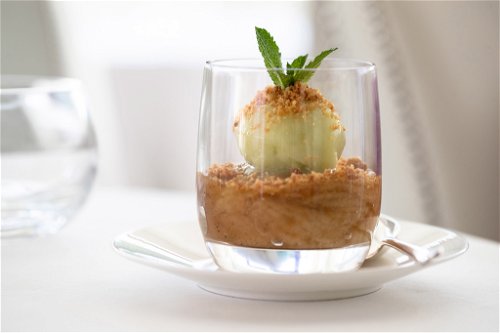 «Lodge»: Apfel-Dessert