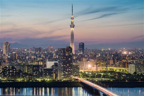 PLATZ 6Tokyo Skytree – Tokio, JapanHöhe: 451 mDurchschnittlicher Eintrittspreis: rund 38 CHFEintrittspreis pro Meter: 0,09 CHF