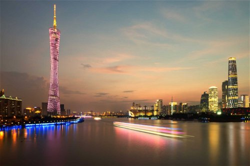 PLATZ 2Canton Tower – Guangzhou, ChinaHöhe: 488 mDurchschnittlicher Eintrittspreis: rund 57 CHFEintrittspreis pro Meter: 0,12 CHF