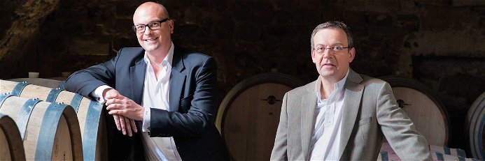 Richard Grosche (links) verlässt das Weingut, Matthieu Kauffmann bleibt.