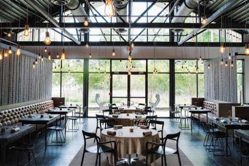 »Bacchanalia«,&nbsp; eines der besten Restaurants von Atlanta: Modern American Cuisine in frischer Bioqualität.