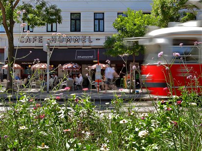 Das Café Hummel zählt zu den bekanntesten Kaffeehäusern im 8. Bezirk.