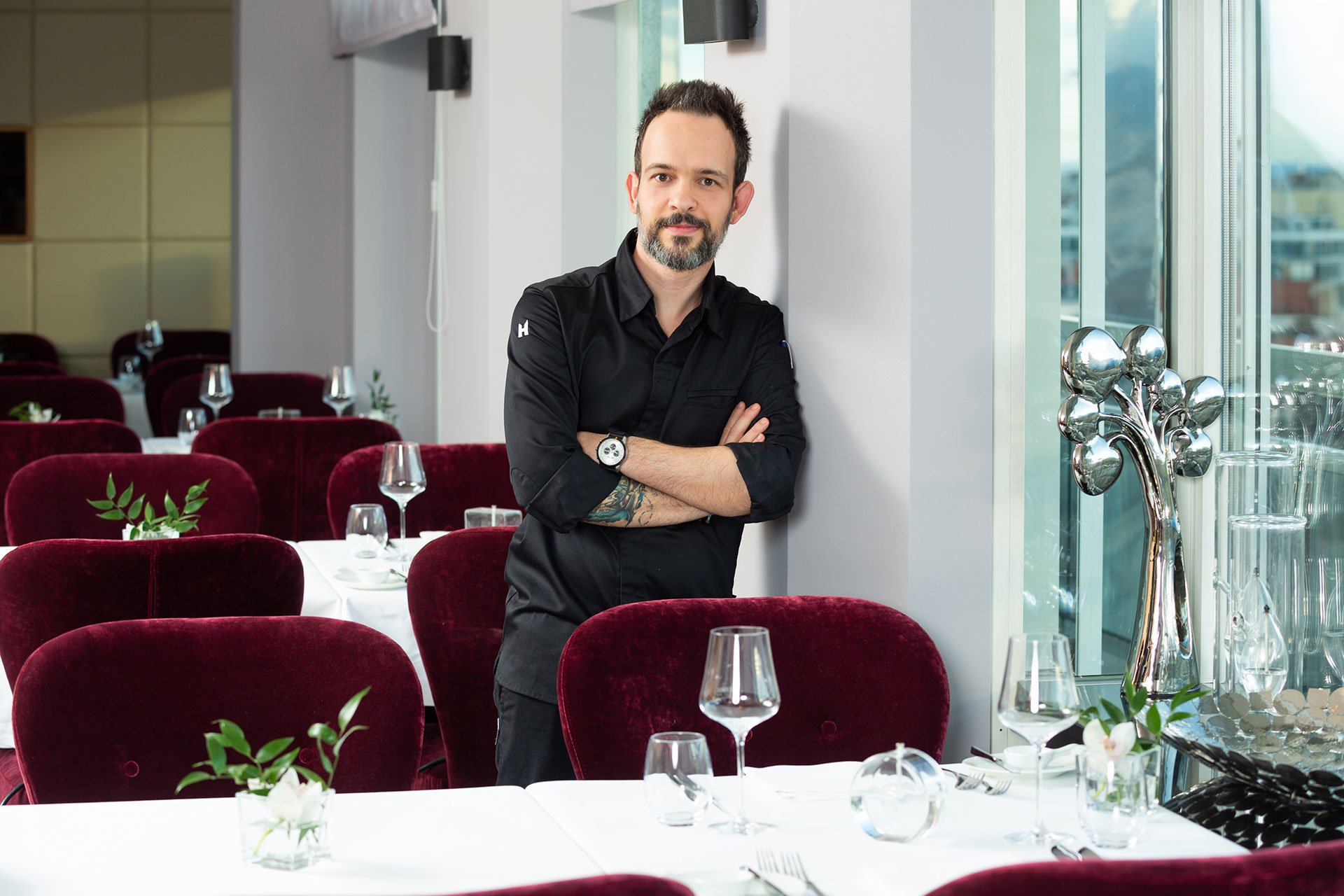Gerasimos Kavalieris ist seit Jänner 2019 der neue Küchenchef des Zwei-Hauben-Restaurants.