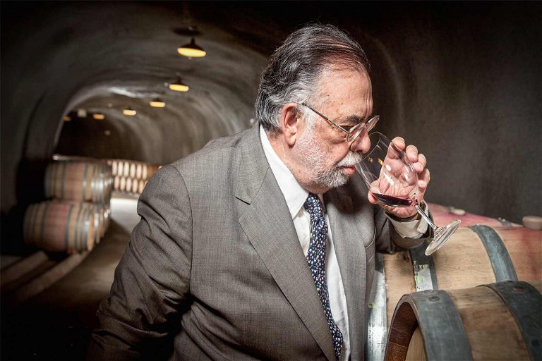 Francis Ford Coppola: Der US-amerikanische Produzent und Regisseur zählt zu den besten Weinproduzenten der Vereinigten Staaten von Amerika.
