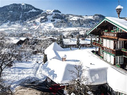 5-Sterne Spa-Hotel mit Blick auf die umliegende Bergwelt: Der »Tennerhof« in Kitzbühel.