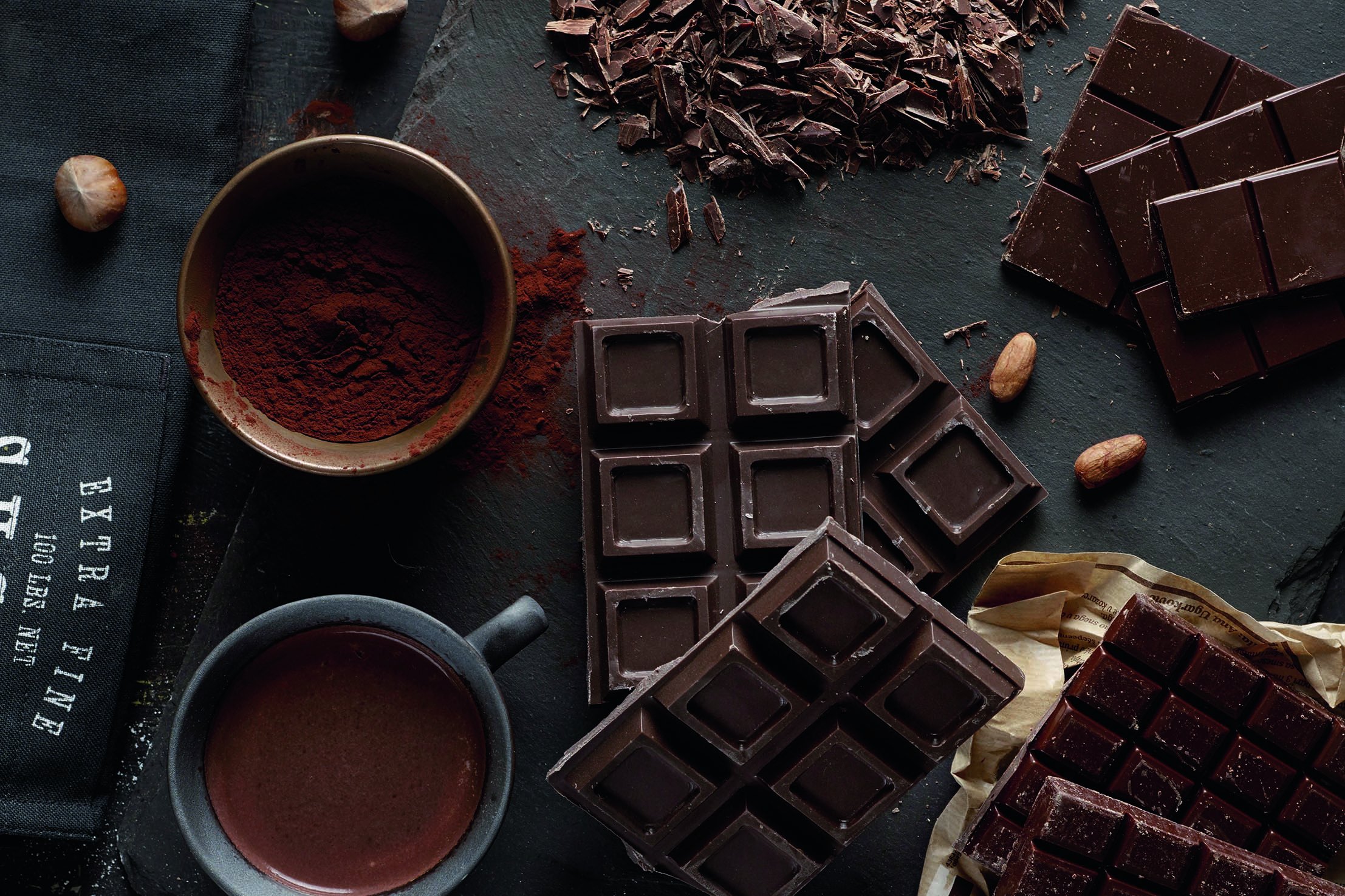 Flüssig bis fest, die Konsistenz von Schokolade ist vielseitig.