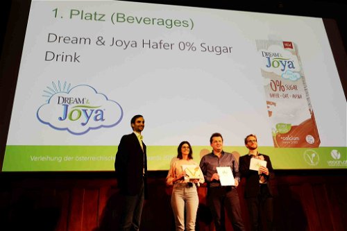 »Dream &amp; Joya Hafer 0% Sugar Drink« gewann die Kategorie »Beverages«.