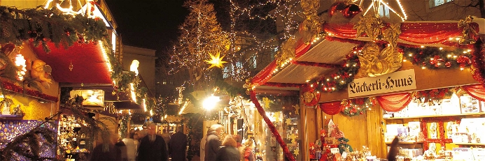 Der Weihnachtsmarkt in Basel gilt als einer der schönsten und grössten der Schweiz.