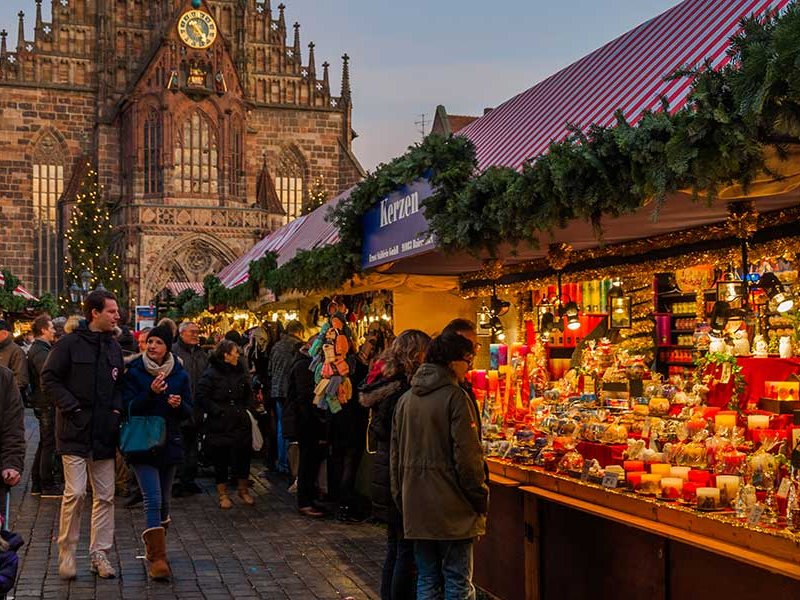 Der Weihnachtsmarkt in Nürnberg.