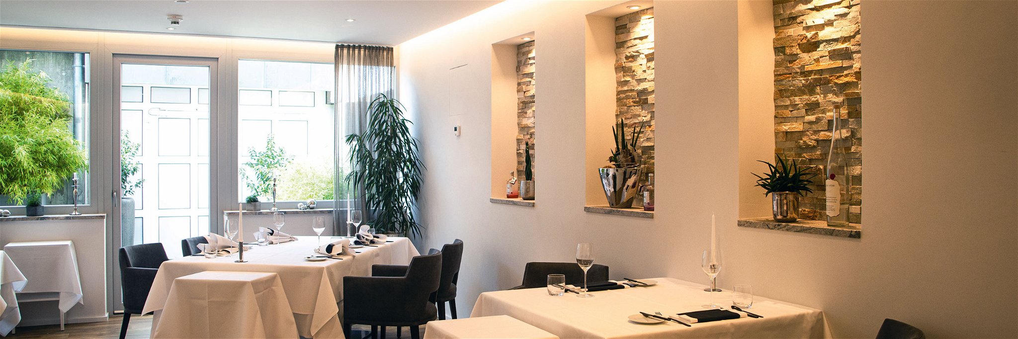 Modernes Gourmetzimmer mit 18 Plätzen: »Nova« in Herrenberg.