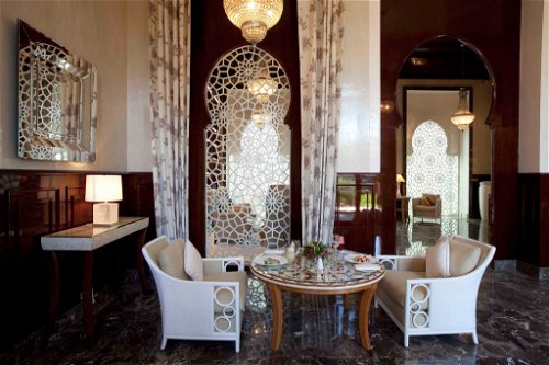 PLATZ 4 Grand Riad Wo: Hotel Mansour, Marrakesch, Marokko Grösse: rund 1800 Quadratmeter