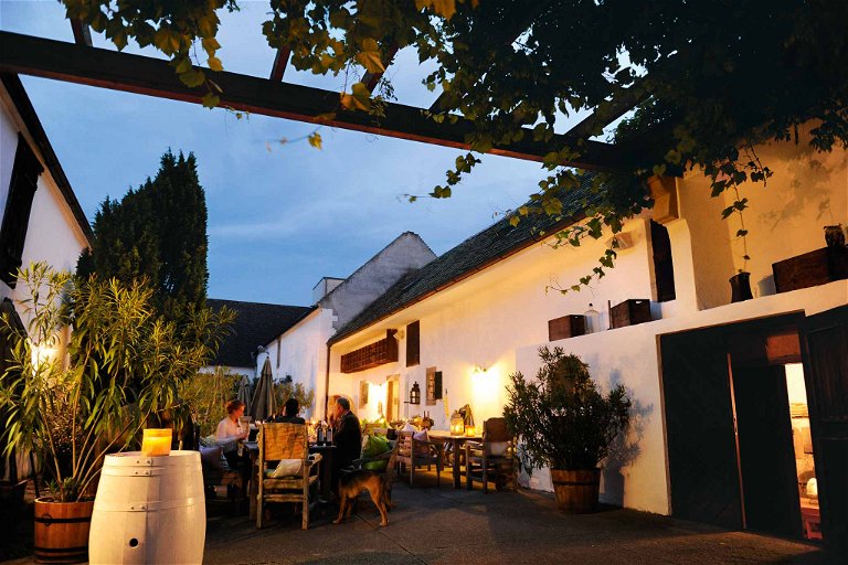 Gut Oggau, the idyllic wine tavern run by Stephanie and Eduard Tscheppe-Eselböck.