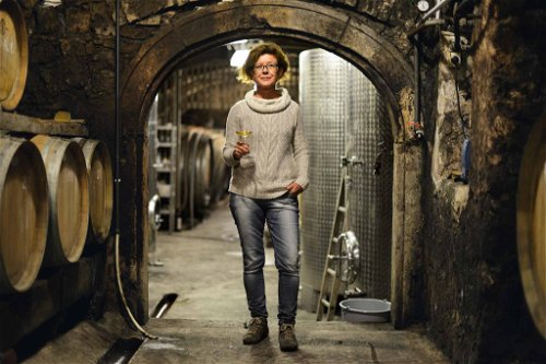 Heidi Schröck zählt wie Bio-Winzer Kurt Feiler (siehe nächstes Foto) vom bekannten Weingut Feiler-Artinger zu den besten Erzeugern des Ruster Ausbruchs.