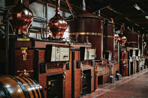 Ein Besuch in der Cognac-Brennerei.