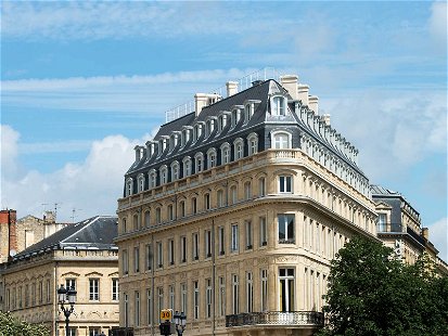 Das Hauptquartier des CIVB (Conseil Interprofessionnel du Vin de Bordeaux) in Bordeaux.