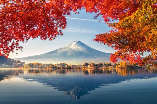 Der Berg Fuji in Japan gehört ebenso zu den beliebten VR-Hotspots...