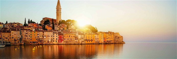 Romantisches Rovinj: Der malerische Küstenort zählt zu den schönsten Städten Istriens.