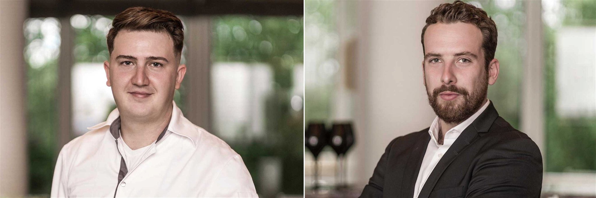 Felix Becker (l.) folgt Norman Etzold als Chef de Cuisine. Henning Lütchens (r.) ist zusätzlich zum Sommelier nun auch Geschäftsleiter im »Le Canard Nouveau«.&nbsp;