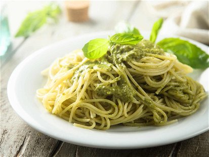 Einfach und gut: Pasta mit Pesto