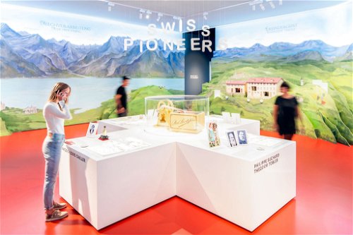Der Ausstellungsrraum «Swiss Pioneers»