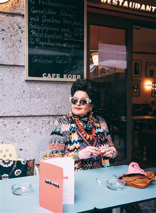 Susanne Widl ist die Eigentümerin des «Café Korb» in der Wiener Innenstadt.