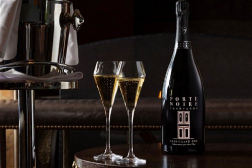 Der Champagner des Labels »Porte Noire«