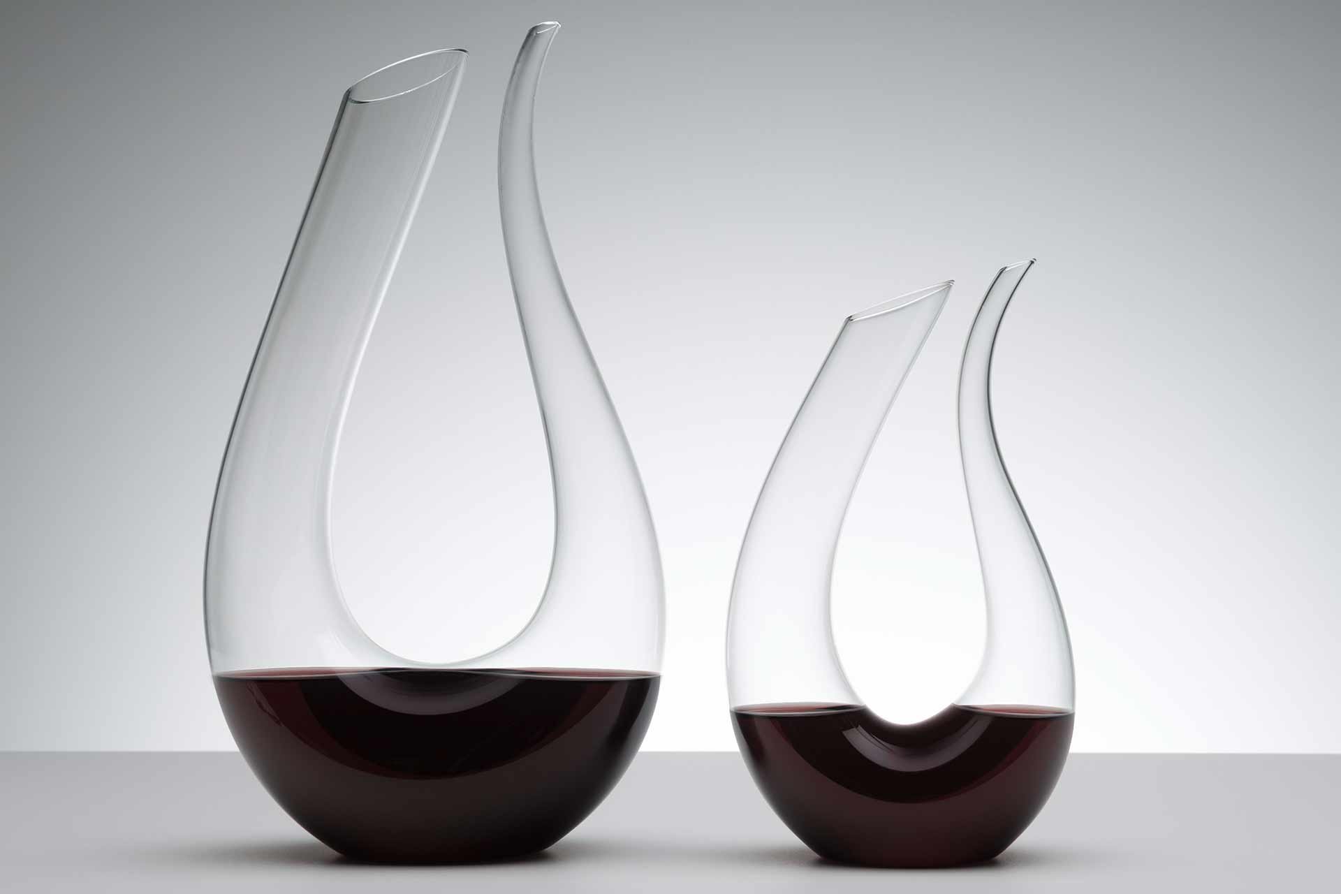 Mit dem Riedel-Decanter «Amadeo» wird der Rotwein-Genuss zum exklusiven Vergnügen.
