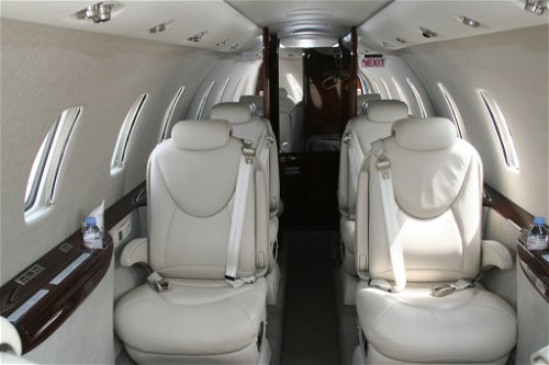 Gemütliche Innenausstattung der&nbsp;Cessna Ctation XLS+