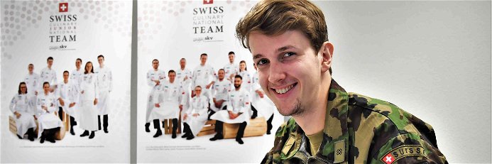 Dominik Roider aus der Schweizer Kochnationalmannschaft.