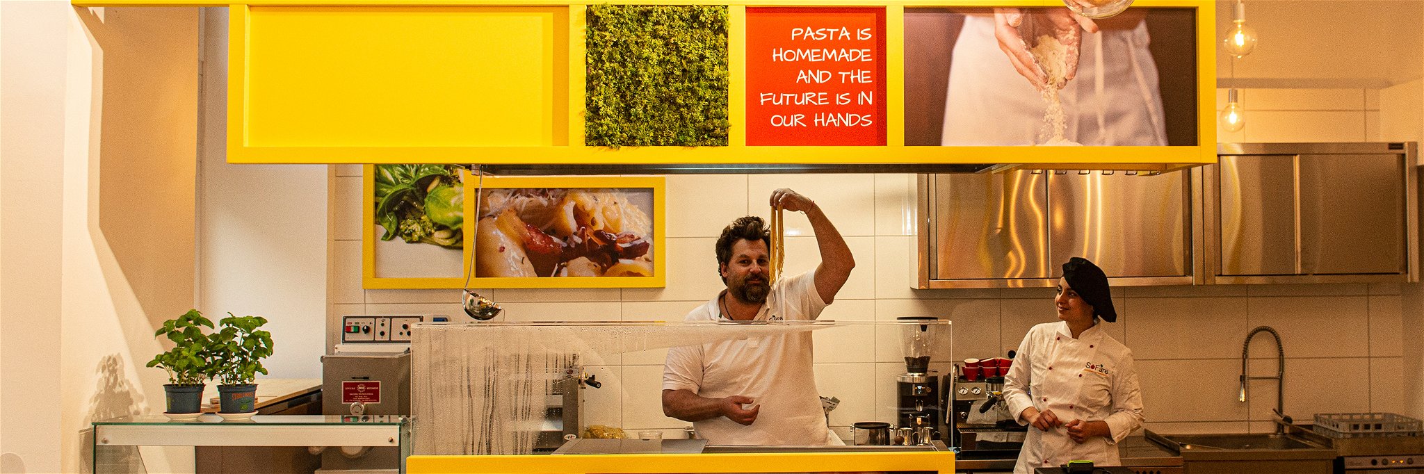 »SoFàre«-Gründer Marco Ramassotto bietet hausgemachte Pasta mit biologischen Zutaten zu erschwinglichen Preisen an.