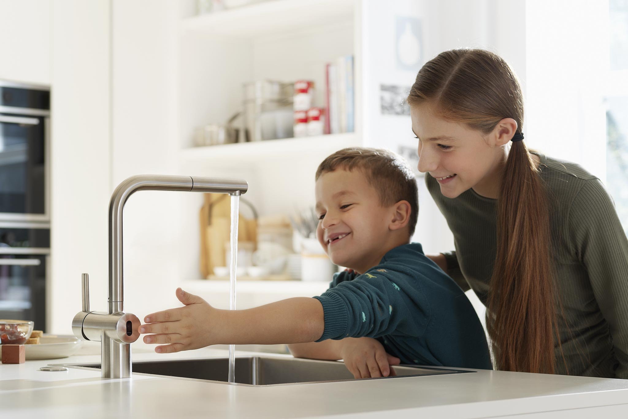 Armatur mit Sensor: Hygienisch Hände waschen