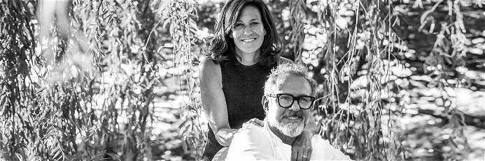 Massimo Bottura mit Ehefrau Lara Gilmore.