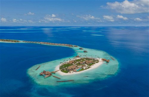 Das «Waldorf Astoria Maldives Ithaafushi» erstreckt sich auf 32.000 Quadratmeter und gehört zu den luxuriösesten Resorts der Malediven.