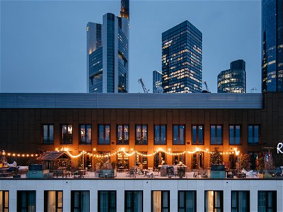 Blick auf die Skyline von Frankfurt: Das neue Ruby Louise.